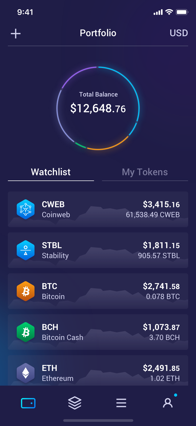 Coinweb wallet